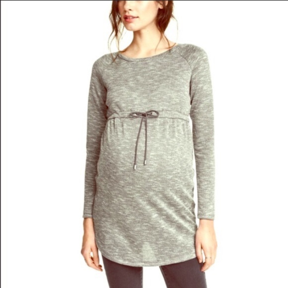 H&M mama sweatshirt maternity dress.